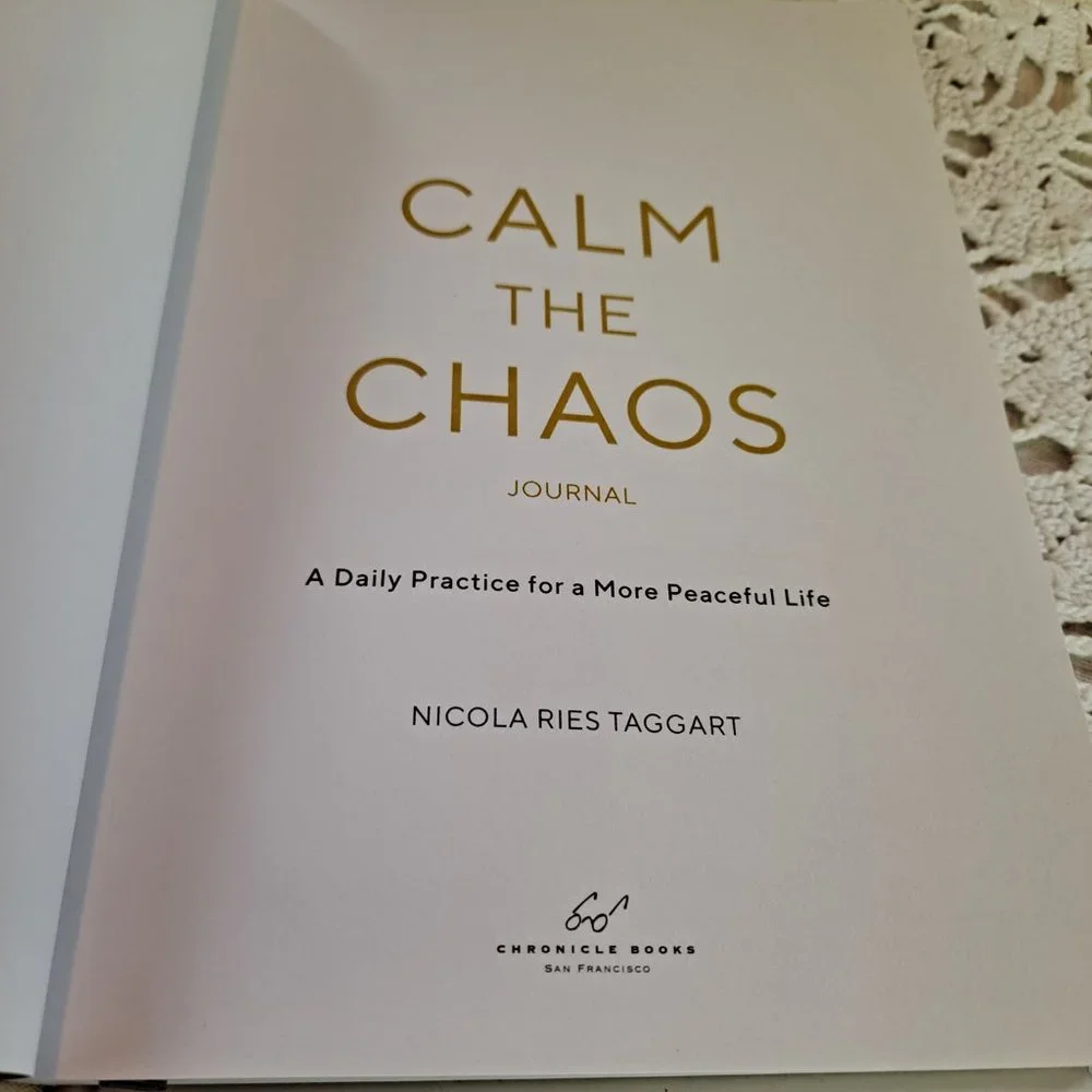 NEW Calm the Chaos Journal Planner Hardcover Book